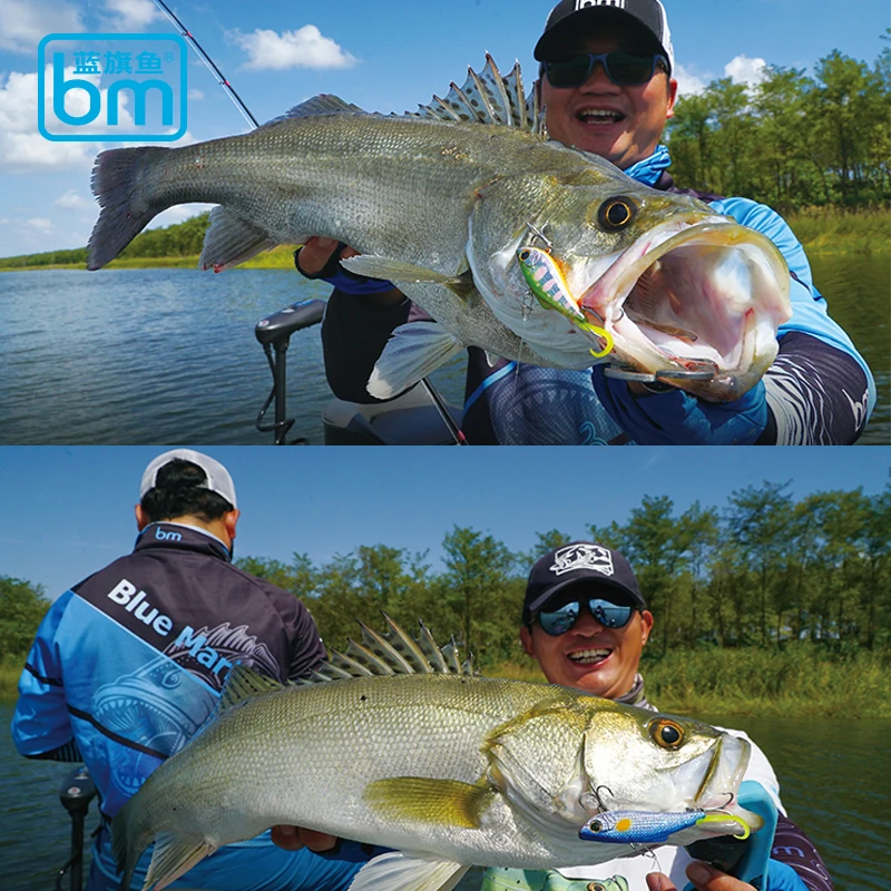 Señuelo de pesca de Metal VIB de tiro largo, cebo duro Artificial Wobbler, capa de agua completa, accesorios de pesca, cola suave, BM TPR, 55S, 12,5g - imagen 4