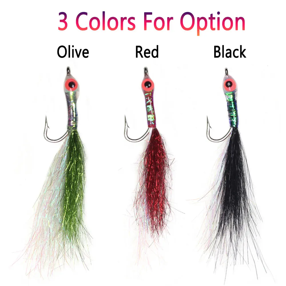 Bimoo-señuelo de pesca de agua dulce con gancho de acero inoxidable, cebo para trucha, lubina y Lucio, 6 unids/lote por caja - imagen 4