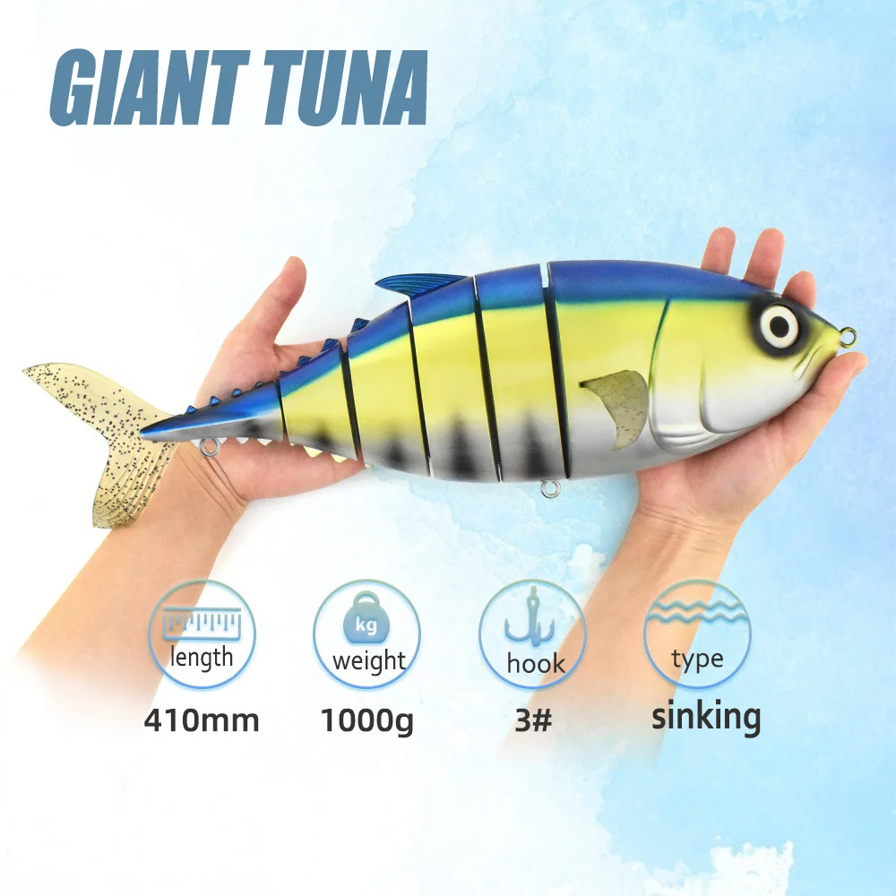 Señuelo Swimbait multiarticulado para pesca marina - imagen 3
