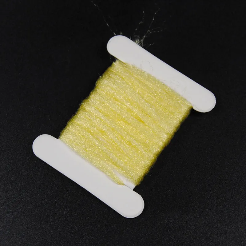 Wifreo, 2 m/tarjeta, Para poste, hilo de ala, fibra sintética de PP, Material de atado de moscas para para paracaídas, alas de cola de mosca seca, Señuelos de pesca de trucha - imagen 4
