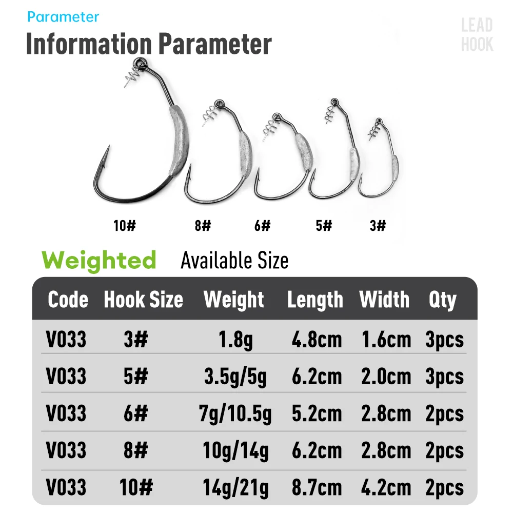 Anzuelos de pesca Kingdom Spring 3 # 5 # 6 # 8 # 10 # Anzuelos de pesca con cerradura de resorte de cebo blando de acero al carbono - imagen 3