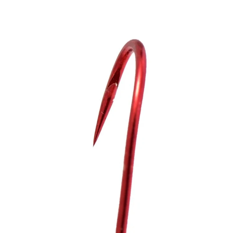 Mustad 90234 Anzuelos púas mango largo sangre roja conger anguila - imagen 4