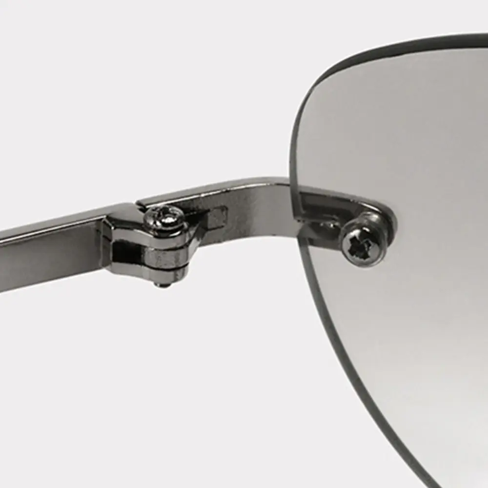 Gafas de sol Y2K para hombre y mujer, lentes Punk sin montura, UV400, 2000 - imagen 5