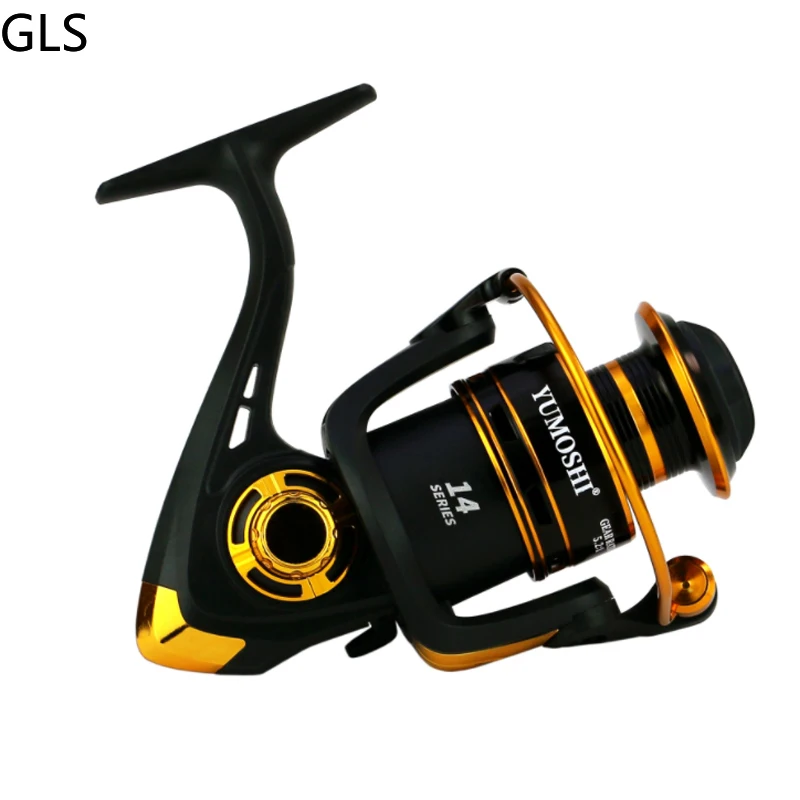 Bolsa de carrete de pesca giratorio, accesorio profesional con agarre de madera, relación de transmisión 2024: 1, rueda de pesca de lubina con carrete de repuesto, 5,2 - imagen 4