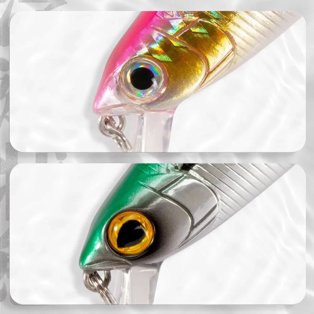 Hunthouse LW131 Jerkbait minnow flotante para pesca de lubina - imagen 5