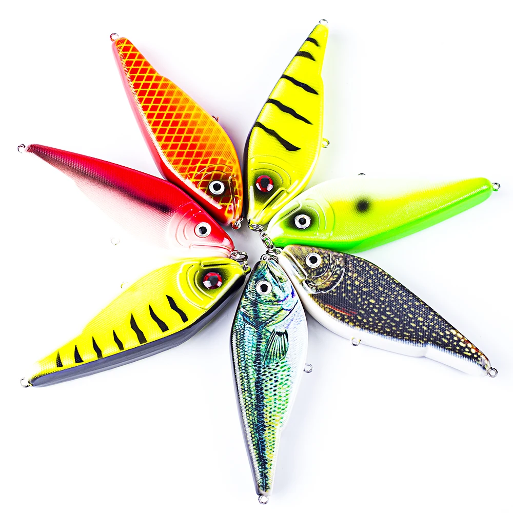 Crankbait cuerpo duro con ojos 3D y sonido realista