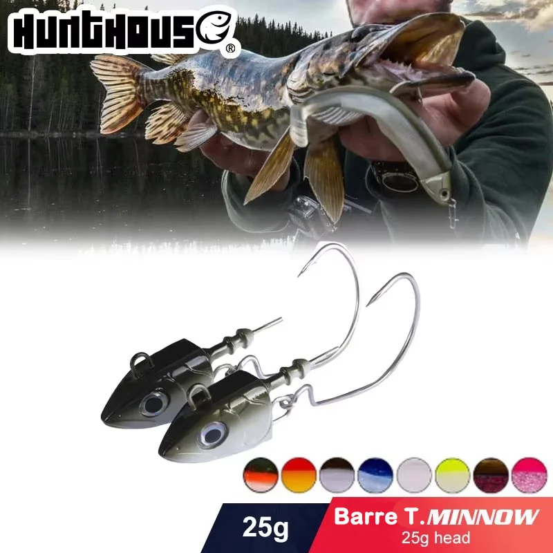 Hunthouse Barre T. Minnow Head Easy Shiner 25g - imagen 3