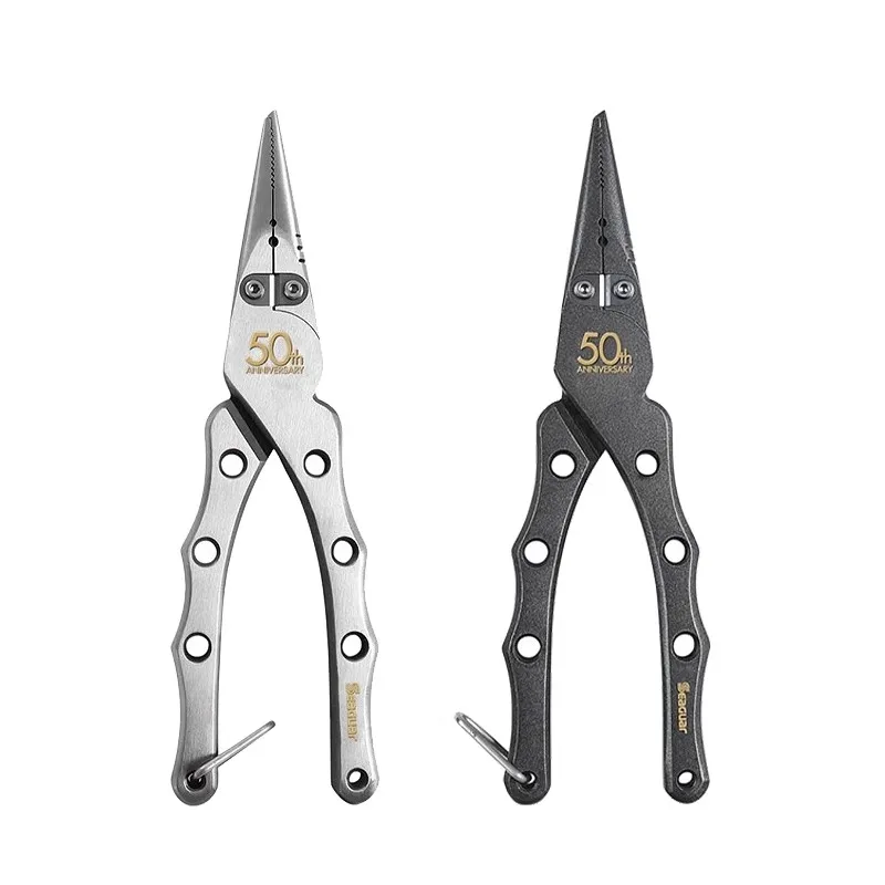 Alicates de pesca Seaguar originales 50 ° aniversario alicates de señuelo de acero inoxidable tijeras de PE SG-268 herramientas de pesca 240g - imagen 4