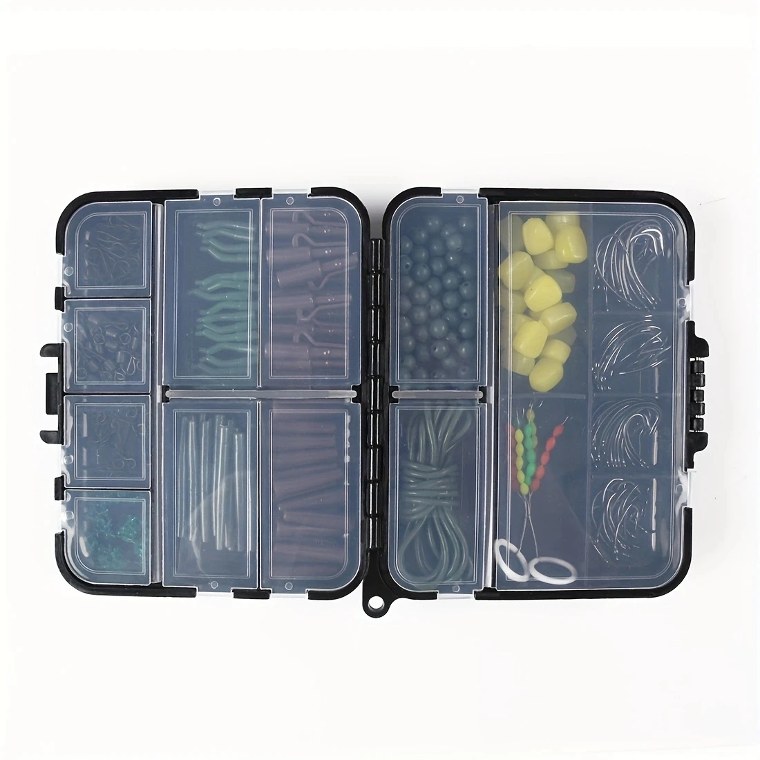 Anmuka-caja de accesorios para piezas, almacenamiento de pesca europeo, Juego de pesca de carpa, gancho de parada, anillo giratorio de frijol, suministros de equipo de pesca, 275 - imagen 3