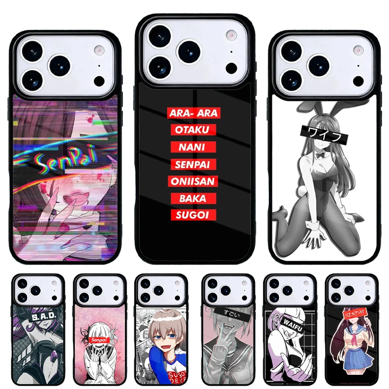 Funda iPhone Anime Sugoi Senpai – Protección estilo manga