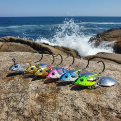 Anzuelos Jig Head con lentejuelas - 8,8g 11,5g 14,7g para vinilo
