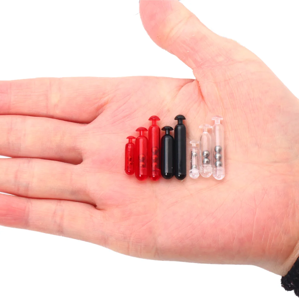 Wifero 20 piezas sonajeros de plástico cuentas de acero Material de atado de moscas para señuelo suave cebo duro Streamer Minnow moscas señuelos de trucha - imagen 4