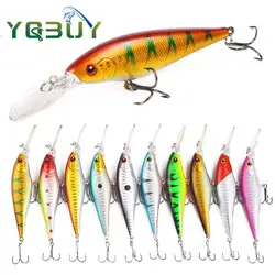 Señuelo de pesca de 11cm/9,5g, cebos duros, ojos 3d, señuelo pececillo con anzuelo triple Swimbait