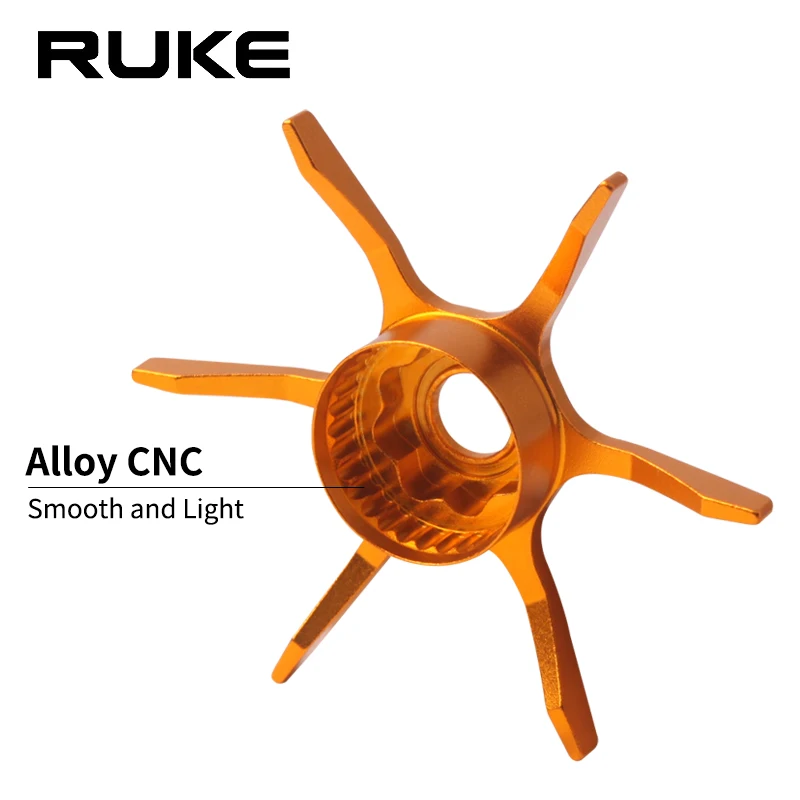 Ruke-accesorios para carrete de pesca, llave de mango para rueda tipo D, aleación de aluminio, peso de 6,3g por pieza, bricolaje, alta calidad, muchos colores - imagen 4