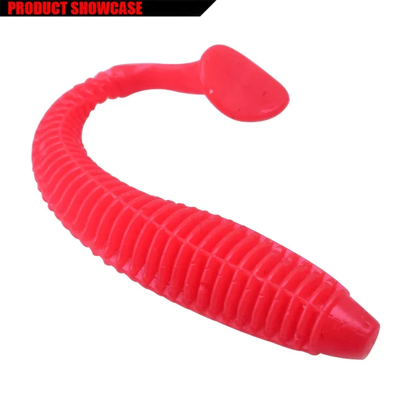 10 unids/lote señuelos blandos cebo de silicona 95mm 3g productos de sal con olor a pescado para pesca en el mar Swimbait Artificial Wobblers aparejos de pesca - imagen 3