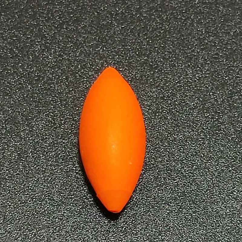 5 paquetes/lote flotador de pesca de carpa 000 # -1 #   Mini flotadores de siete estrellas, accesorios de aparejos de pesca Bobber ovalados naranjas B696 - imagen 4