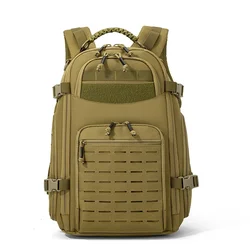 Mochila táctica 30L de pesca con MOLLE y corte láser impermeable