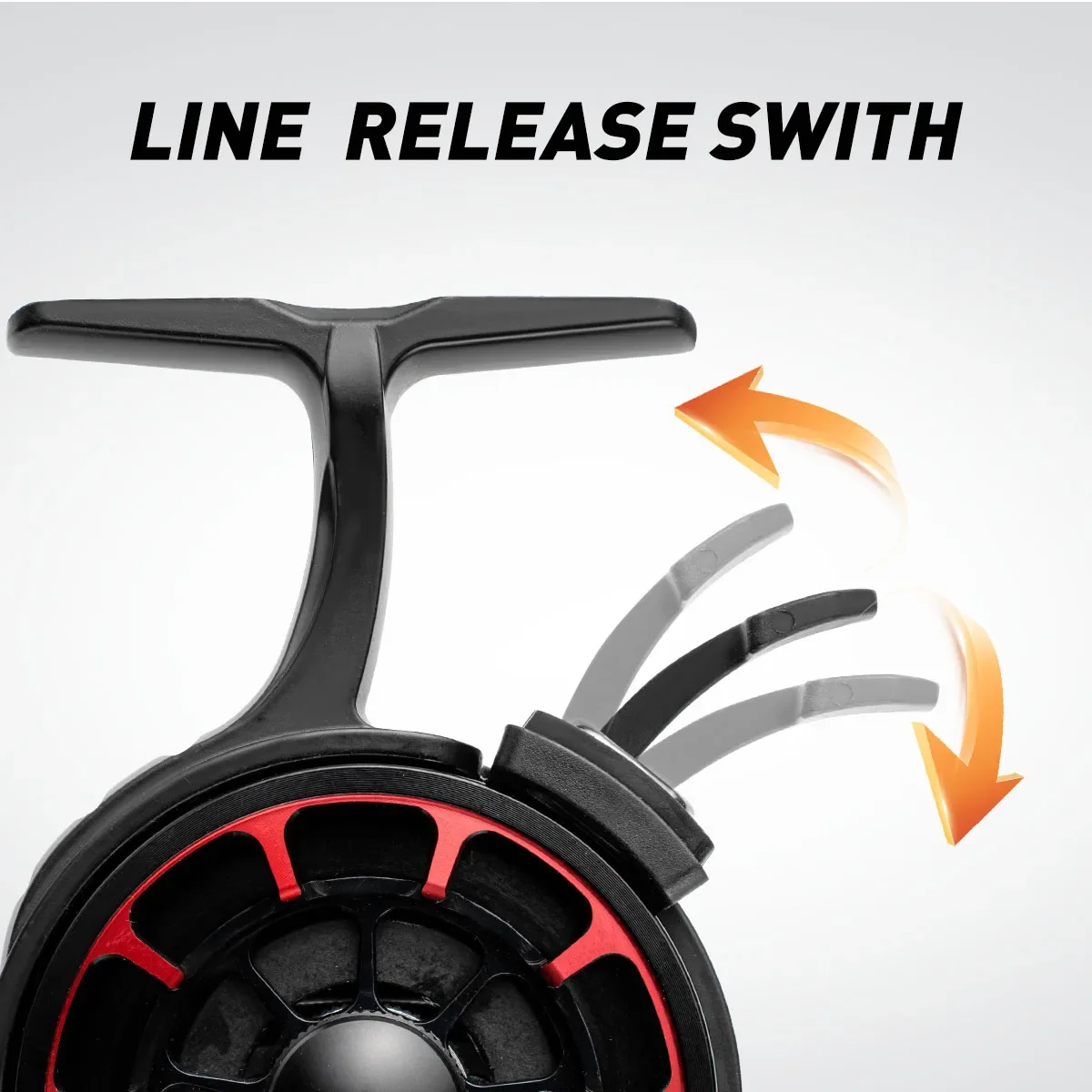 Carrete de pesca en hielo de Metal, alta velocidad, 3,5: 1, Ultra suave, 4 + 1BB, wine - imagen 4