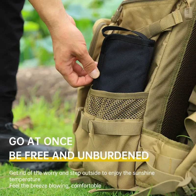 Taburete ligero para acampar al aire libre, silla de pesca plegable con bolsa de transporte, aleación de aluminio, Picnic, barbacoa, Mini asiento portátil, sillas de playa - imagen 3