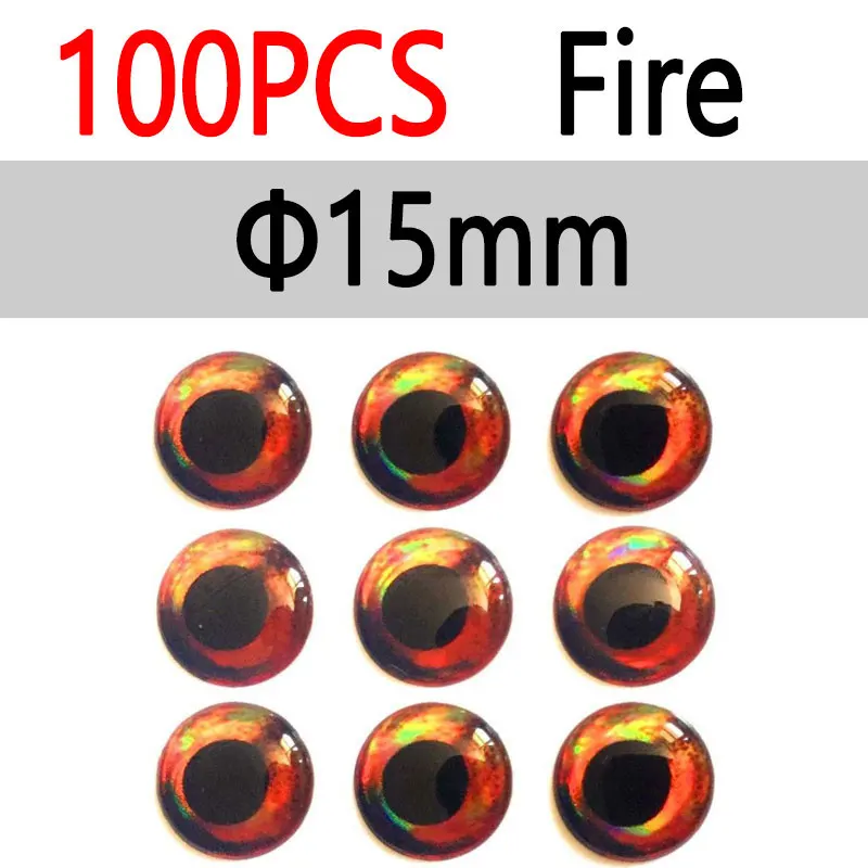 15mm Fire 100pcs