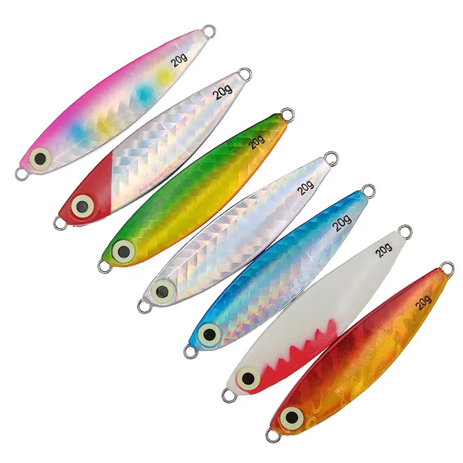 Cuchara metálica slow jigging – Señuelo fundido super duro para lubina - imagen 5