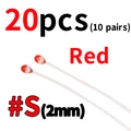 20pcs 2mm red