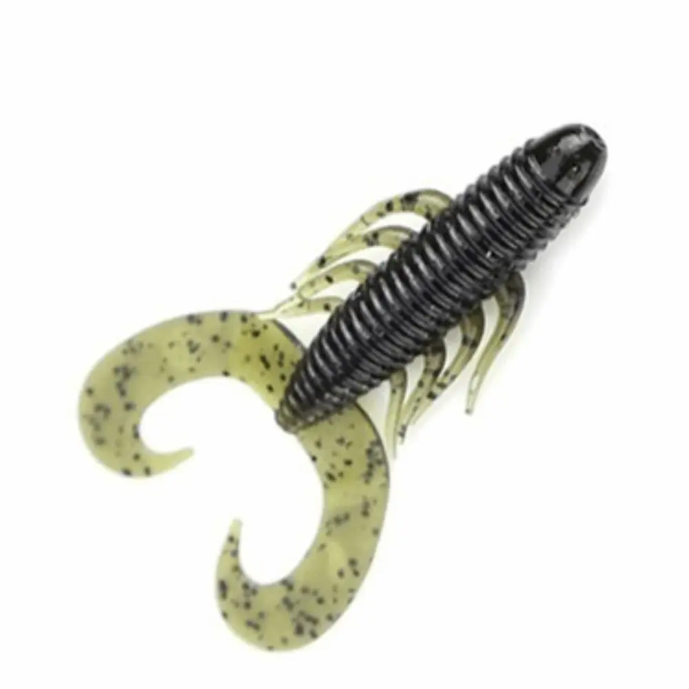 25 uds duradero 3 colores gusano cangrejo señuelo PVC varios tamaños camarones lubina señuelo suave langosta cebo pesca en agua salada - imagen 4