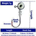 5pcs 7g