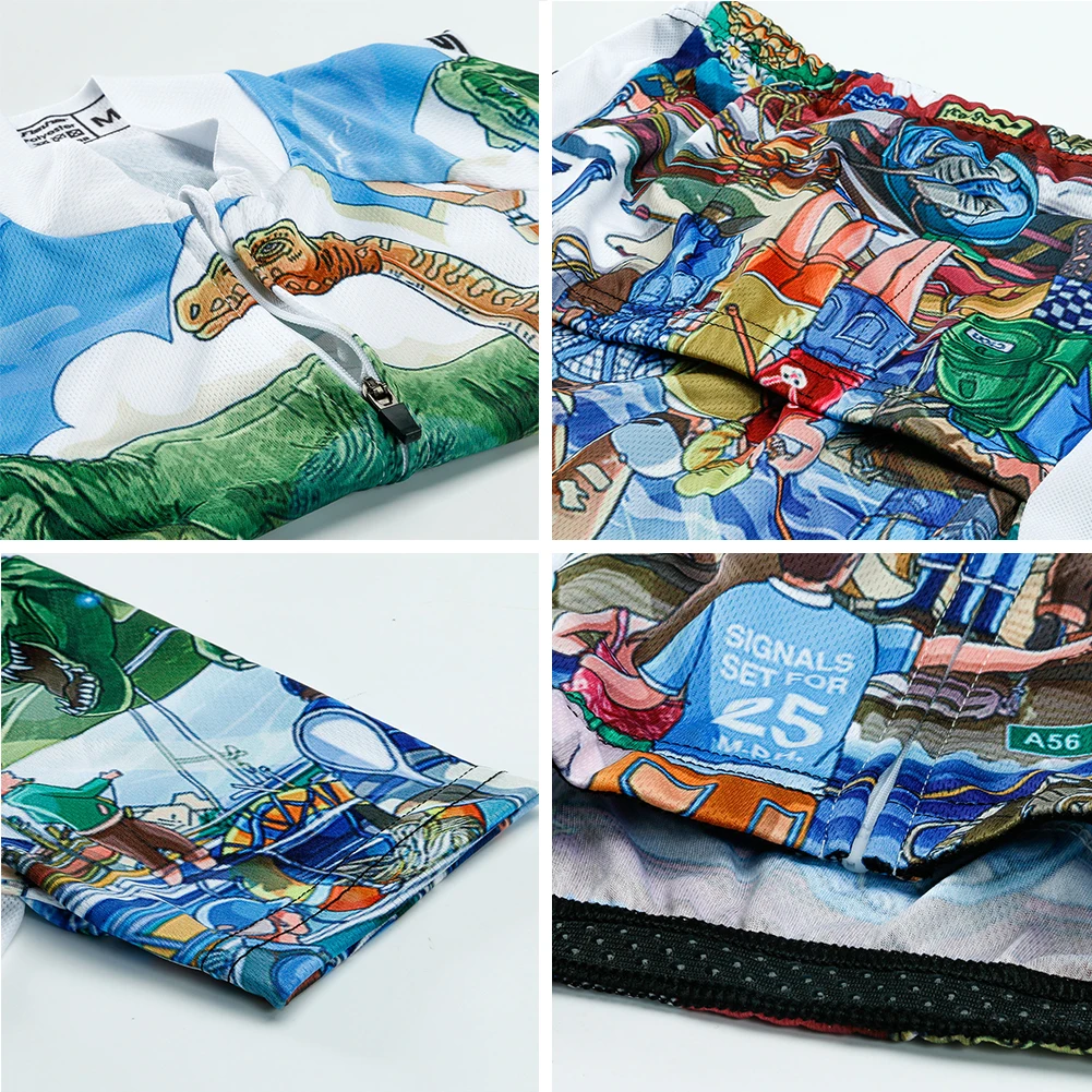 Conjunto jersey infantil acolchado dinosaurio espacial - imagen 5
