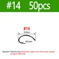size 14 50pcs