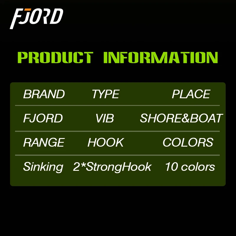 FJORD 90mm 29g VIB Wobbler señuelo de pesca equilibrio invierno vibrante Pike cebo Jerkbait perca Trolling hundimiento accesorios de pesca - imagen 4