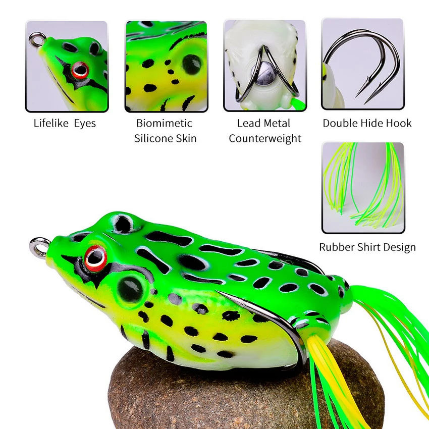 Kit de aparejos de señuelo de pesca, cebo duro Artificial giratorio flotante, pececillo de pesca Crankbait Wobblers Spinner, anzuelos que se hunden - imagen 5