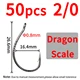 50pcs Size 2I0 TypeB