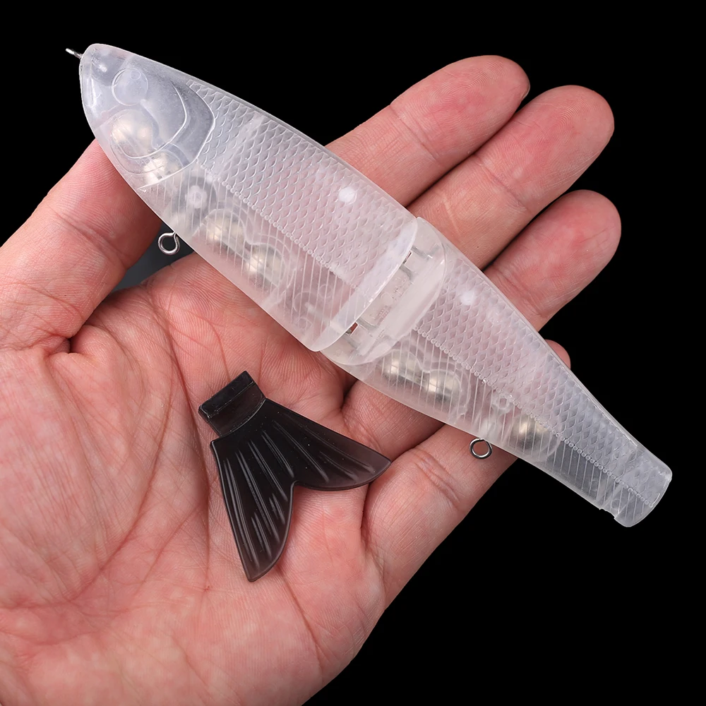 Chan'sHuang-Cebo en blanco sin pintar, 5 piezas, 170mm, 49,5g, sonajero, Swimbait, señuelo de pesca Artificial hecho a mano - imagen 5