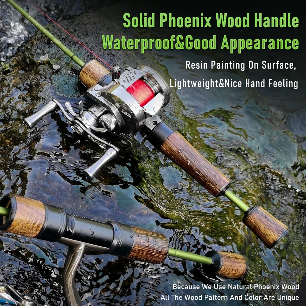 Kingdom StreamKing S7 actualización caña de pescar Fuji O Ring fibra de carbono 72g ultraligera 2 secciones UL L Power Spinning Casting Rod - imagen 5