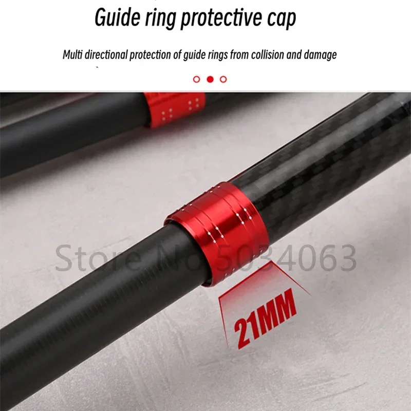 Un manillar de bicicleta roja y negra con una pegatina de 21 mm