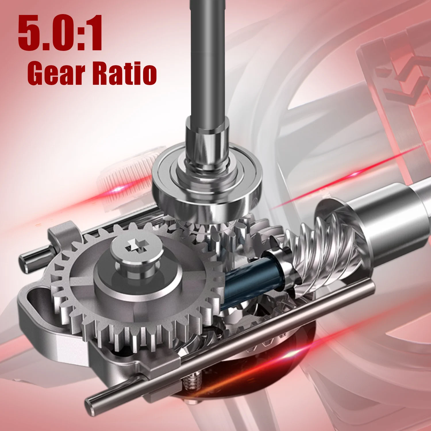 Sougayilang-Juego de Pesca giratorio, caña de pescar de fibra de carbono de 4 secciones y carrete de Pesca 2000-4000 5,0:1, Combo de viaje, 1,8-2,1 m - imagen 3