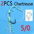 2PCS Chartreuse 5I0