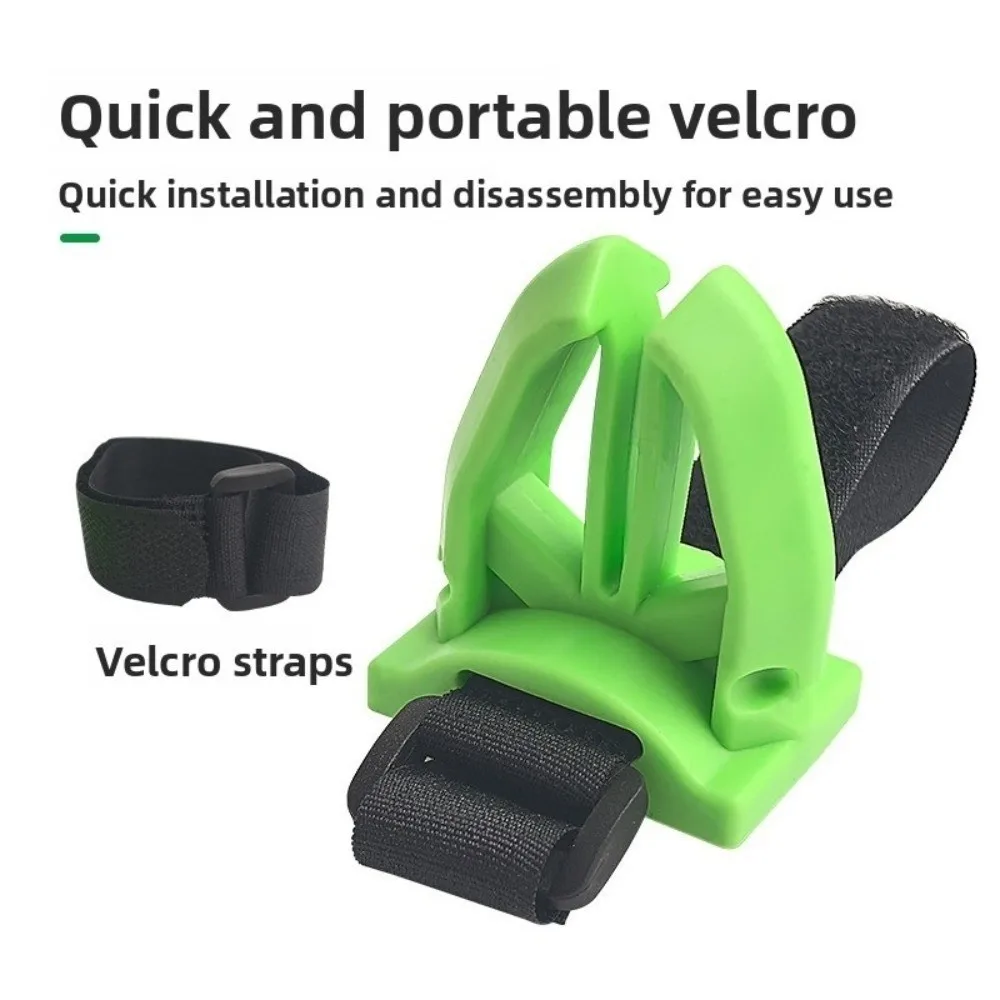 Soporte portátil en V para cañas de pescar con correa de silicona - imagen 2