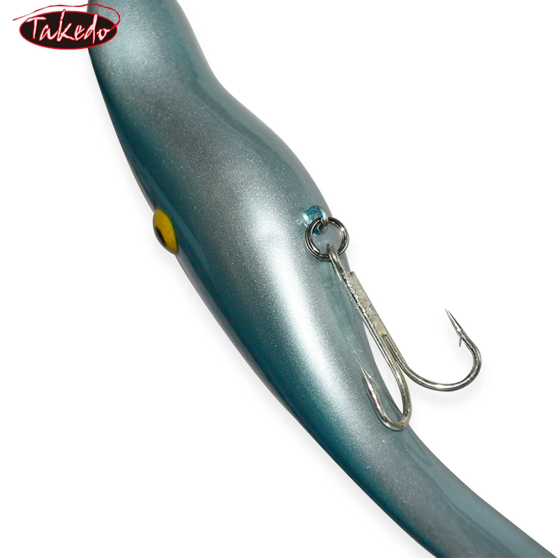 TAKEDO-Cebo Artificial para Pesca EN EL Mar, Señuelos de Lápiz de Ornitorrinco, Señuelos de Pesca de Plástico para Lubina, Wobblers para Lucio, 140mm, 42G - imagen 5