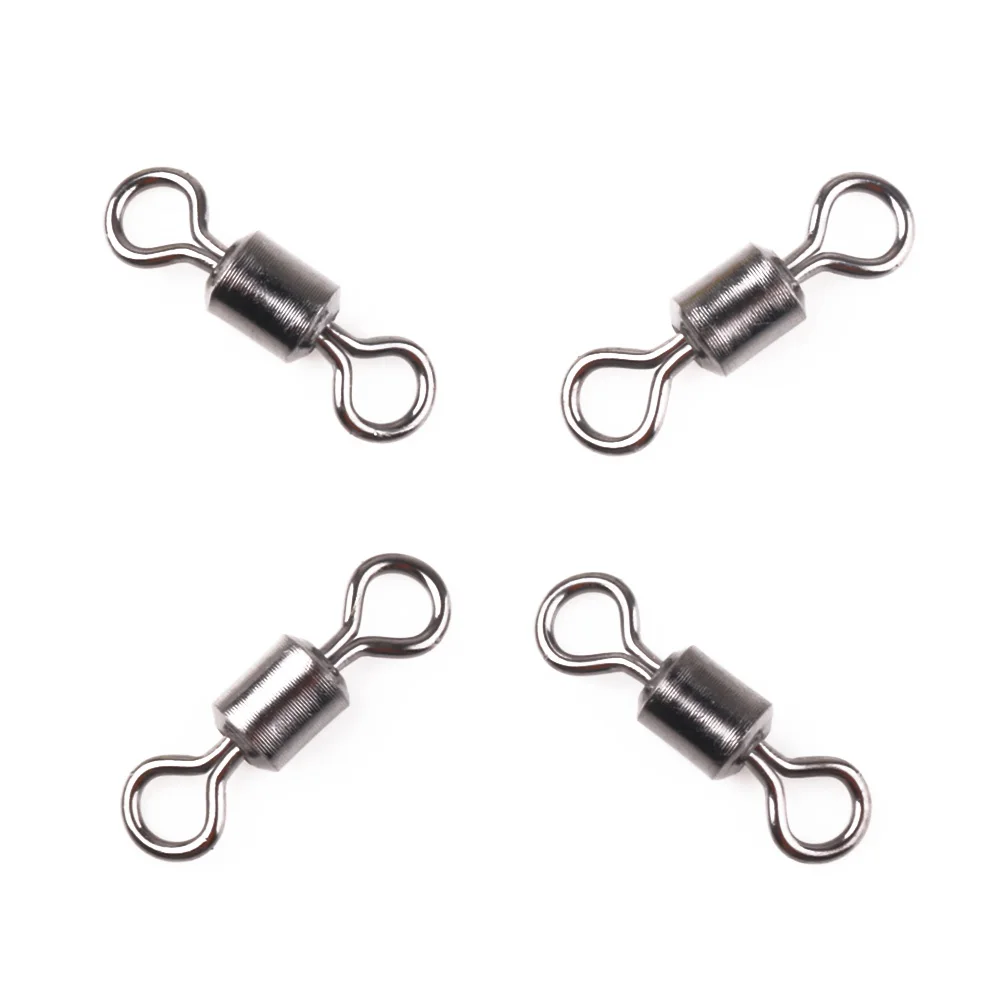 Conector giratorio acero inoxidable para pesca de carpa anillo sólido - imagen 2