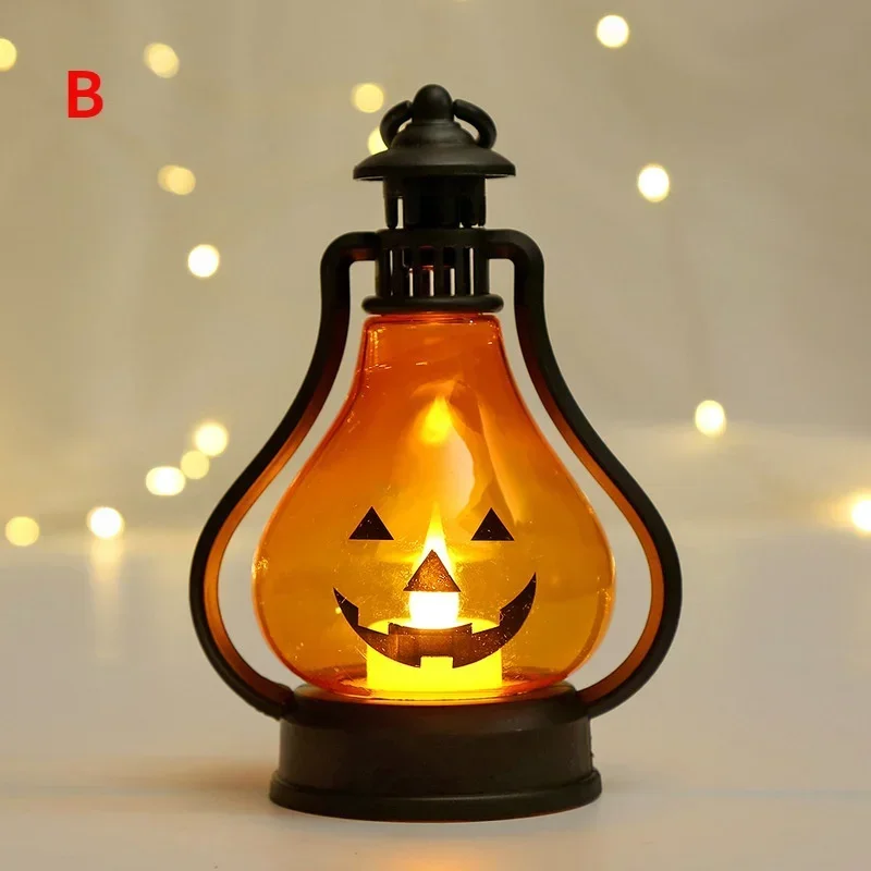 Linterna LED portátil de calabaza fantasma para Halloween