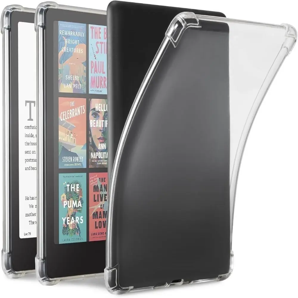 Para Kindle Paperwhite 1/2/3/4/5 2024 funda para lector electrónico transparente TPU contraportada 12. a generación Colorsoft C2V2L3 SA568B carcasa protectora - imagen 2