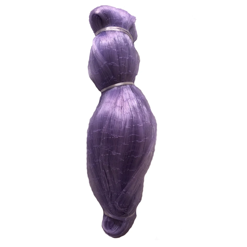 Red de pesca de nailon monofilamnet, productos semiacabados, red de enmalle de pesca azul, línea de espesor de 0,35mm-0,5mm, tamaño de malla 30mm-45mm