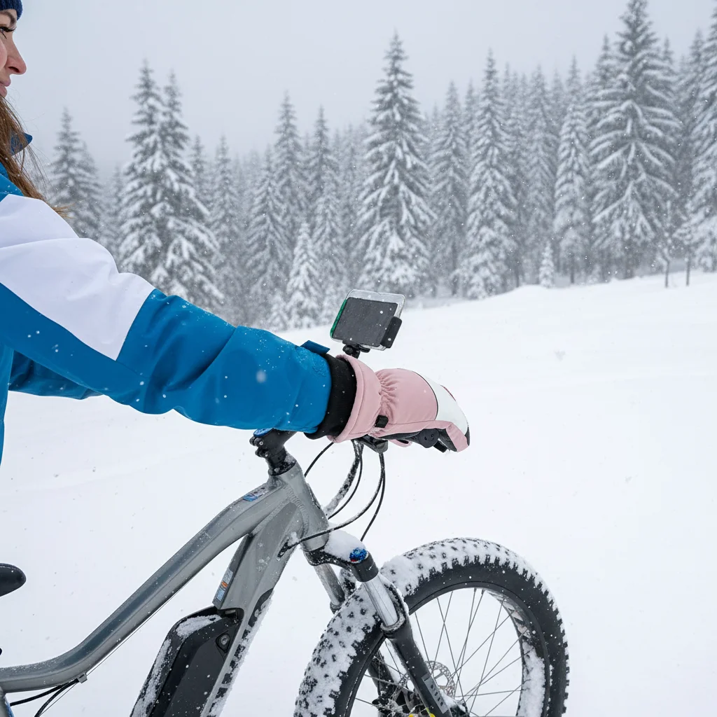 Guantes cálidos de esquí, manoplas impermeables de felpa gruesas para hombres y mujeres, guantes cálidos de invierno para exteriores a prueba de viento con dedos completos - imagen 3