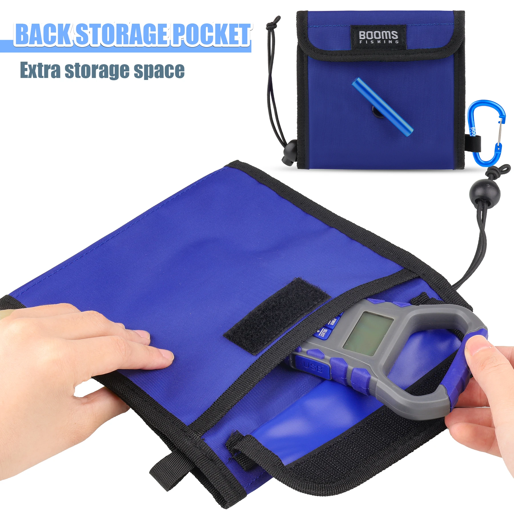 Booms Fishing Bolsa Aparejos Pesca Carpa – Almacenamiento Transparente - imagen 4