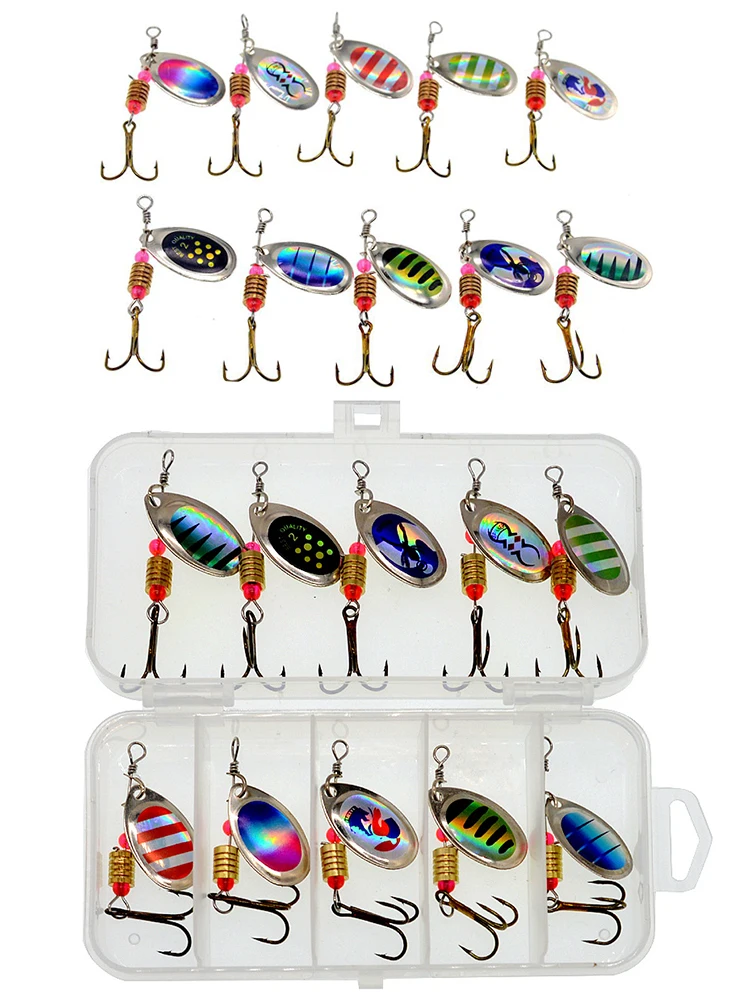 Cuchara spinner metálica lubina y lucio – Señuelo pesca agua dulce - imagen 2