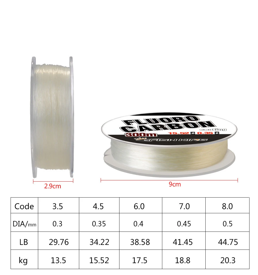 NGB 300m FluoroCarbon Coating Monofilament Nylon Fishing Line Japan Imported Super Strong Profesional carp Fishing Line - imagen 2