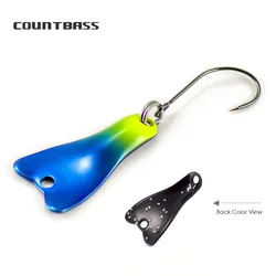 COUNTBASS Cuchara de fundición sin púas UV para trucha y lucio