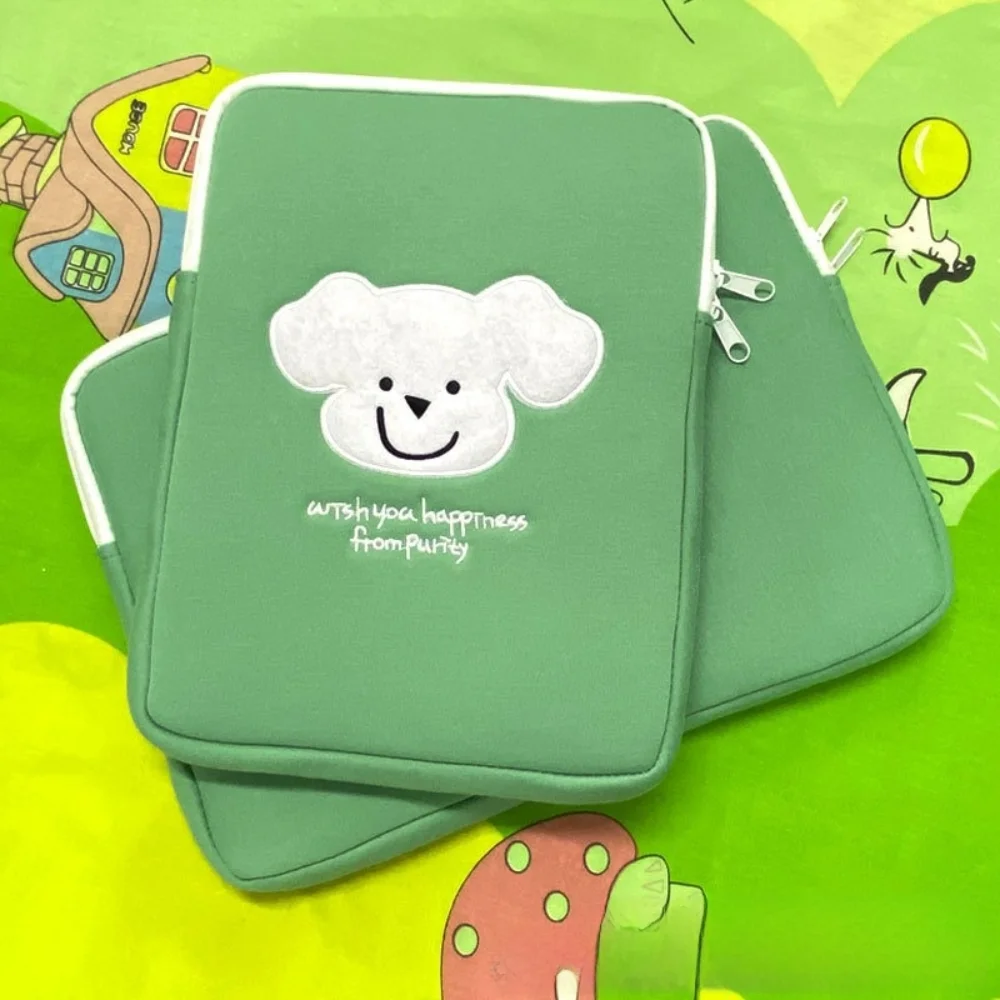 Funda portátil para tableta de 11 pulgadas, bolsa de felpa suave con dibujos animados para ordenador portátil, bolsa interior protectora para tableta para iPad Air// - imagen 4